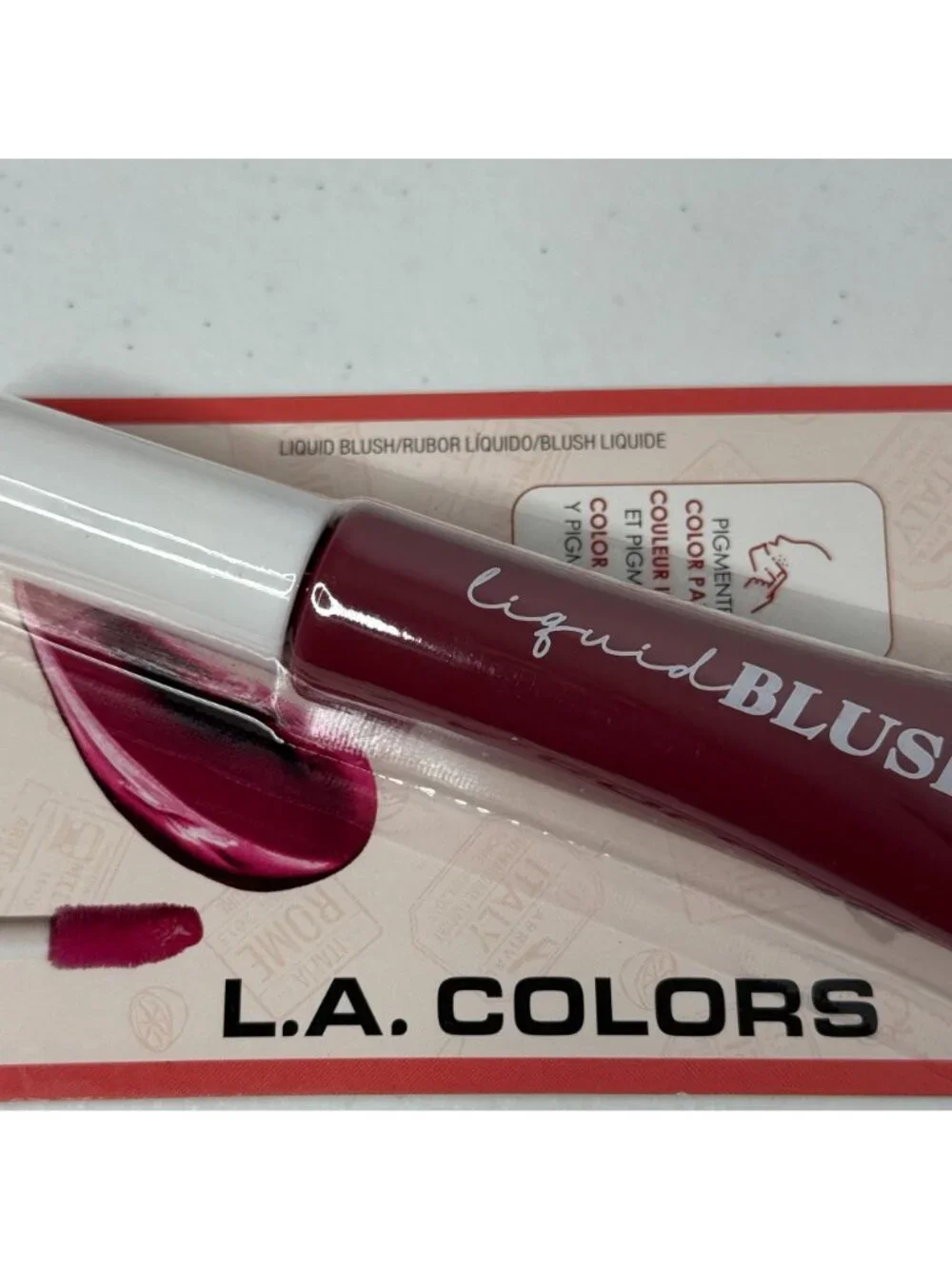 LA Colors Liquid Blush Grazie C37673 0.4 oz Pigmented Makeup Sealed